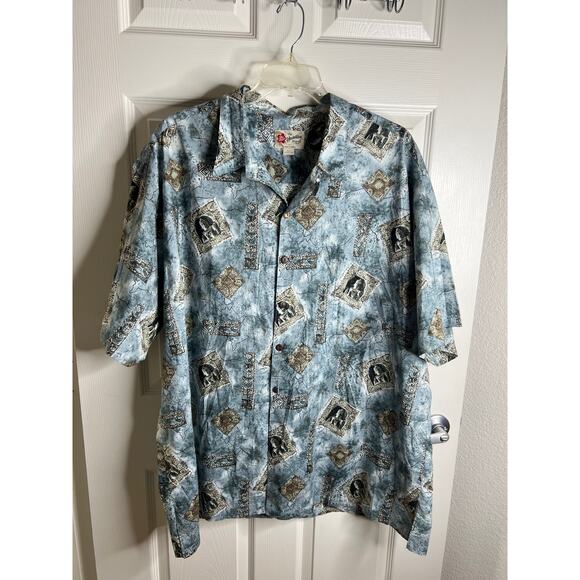 Hilo Hattie Hawaiian Original Men's Short Sleeve Shirt ~ Size 4XL - Picture 1 of 5